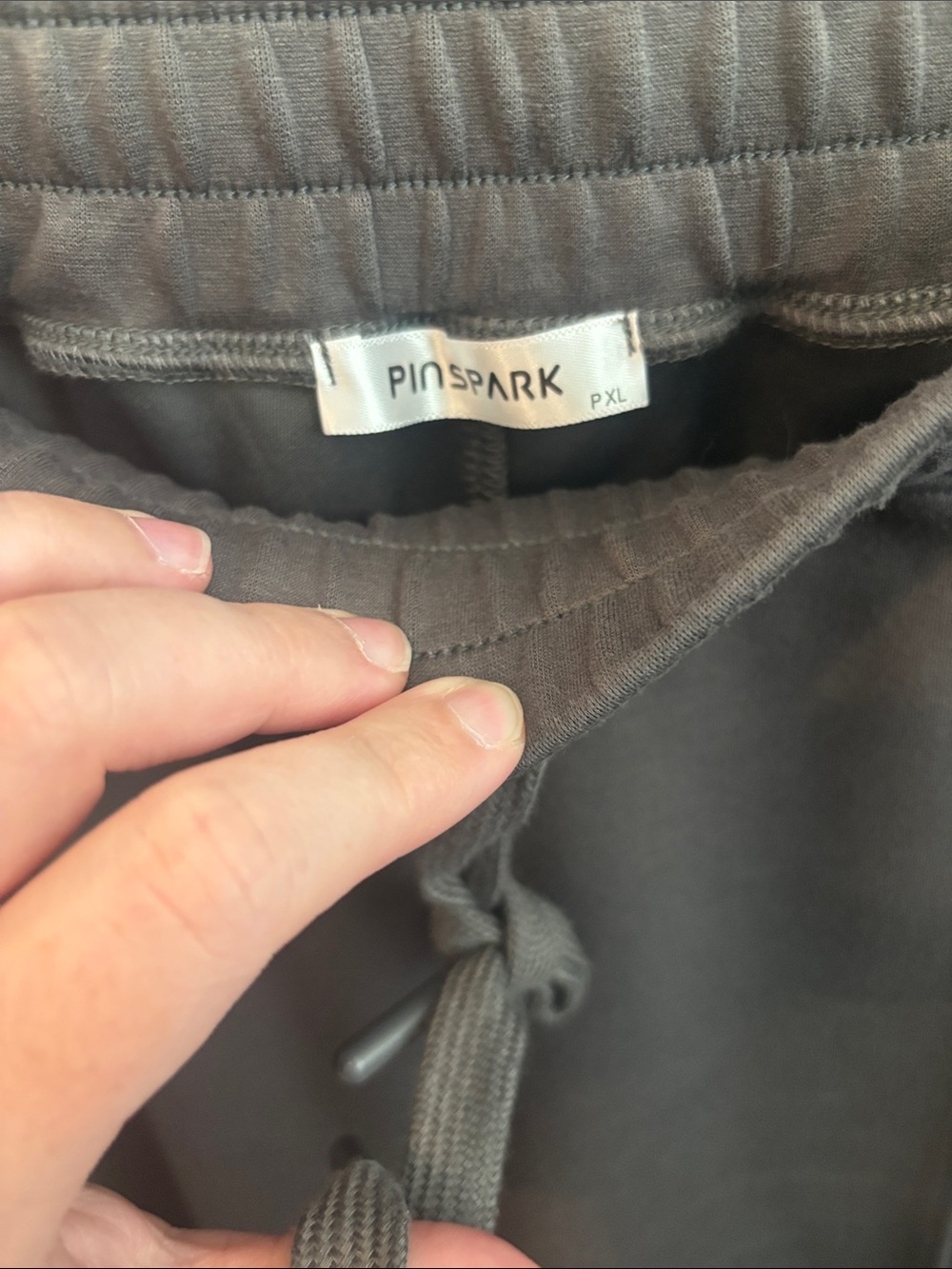Gray Drawstring Pants - Picture 2 of 2